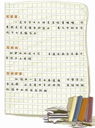小学生作文套路多 8岁娃开头就写