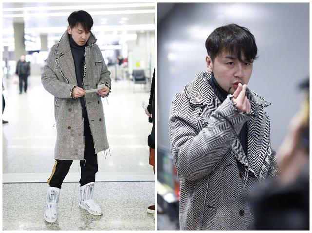 穿西装的雷佳音重回时尚巅峰？然而我却忘不了他混搭校服裤的样子
