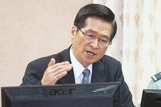 台防务部门卖力人严德发(图源:联合新闻网)