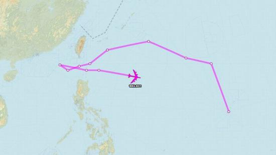美军B52轰炸机飞入中国南海九段线 系11天内第3次