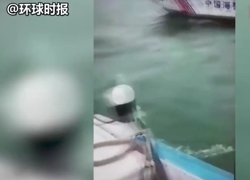 台军运补船被大陆海警拦查画面曝光 绿媒一片哀嚎