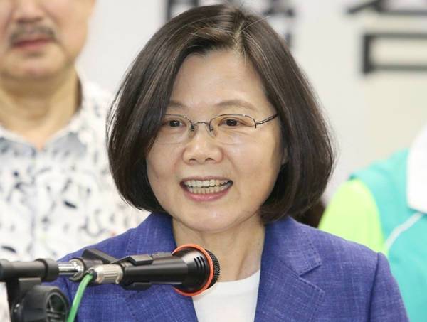 台湾地区带领人蔡英文。(图片来源:台湾《联合报》