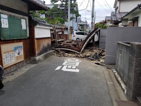 地震现场